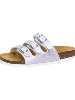 Lico Clogs & Pantoletten·Pantoletten^Pantolette "Bioline Kids" in Lila