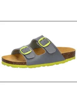 Lico Clogs & Pantoletten·Pantoletten^Pantolette "Bioline Kids" in Grau