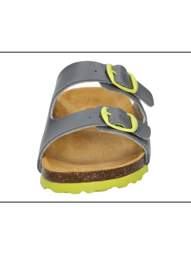 Lico Clogs & Pantoletten·Pantoletten^Pantolette "Bioline Kids" in Grau