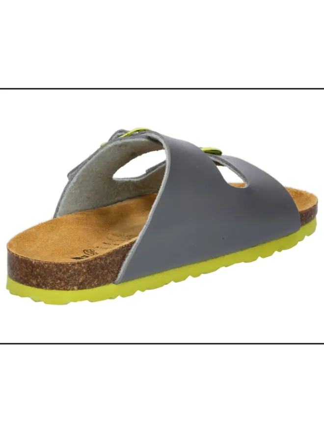 Lico Clogs & Pantoletten·Pantoletten^Pantolette "Bioline Kids" in Grau