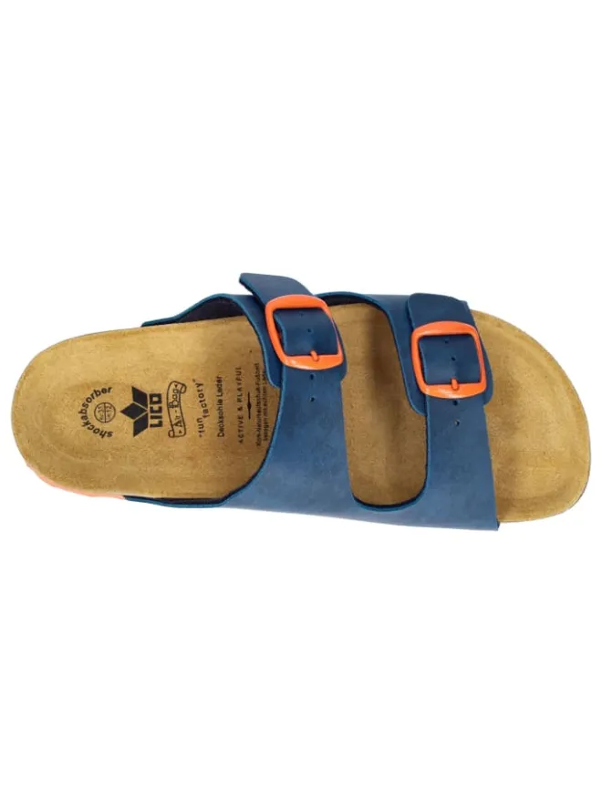 Pantolette "Bioline Kids" in Blau>Lico Best