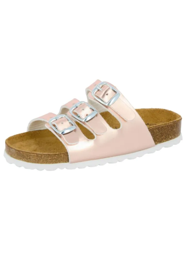 Lico Clogs & Pantoletten·Pantoletten^Pantolette "Bioline Kids Shine" in Rosa