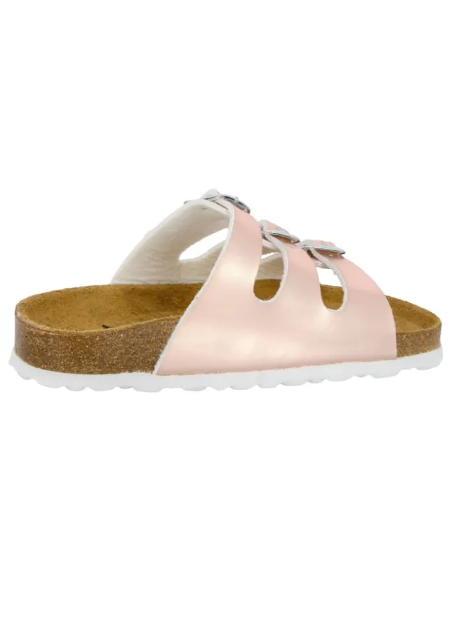Lico Clogs & Pantoletten·Pantoletten^Pantolette "Bioline Kids Shine" in Rosa