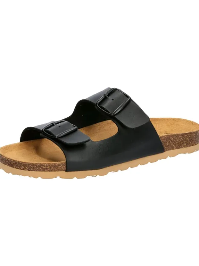 Lico Sandalen & Pantoletten^Pantolette "Bioline Man" in Schwarz