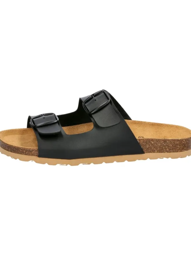 Lico Sandalen & Pantoletten^Pantolette "Bioline Man" in Schwarz
