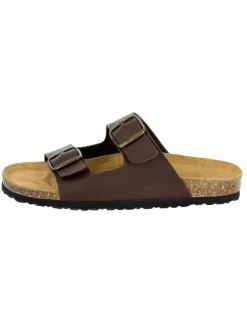 Lico Hausschuhe|Sandalen & Pantoletten^Pantolette "Bioline Man" in Braun