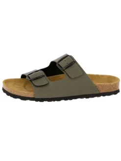 Lico Hausschuhe|Sandalen & Pantoletten^Pantolette "Bioline Metal" in Grün
