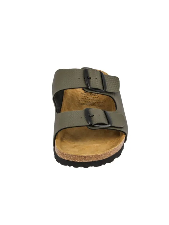 Lico Hausschuhe|Sandalen & Pantoletten^Pantolette "Bioline Metal" in Grün