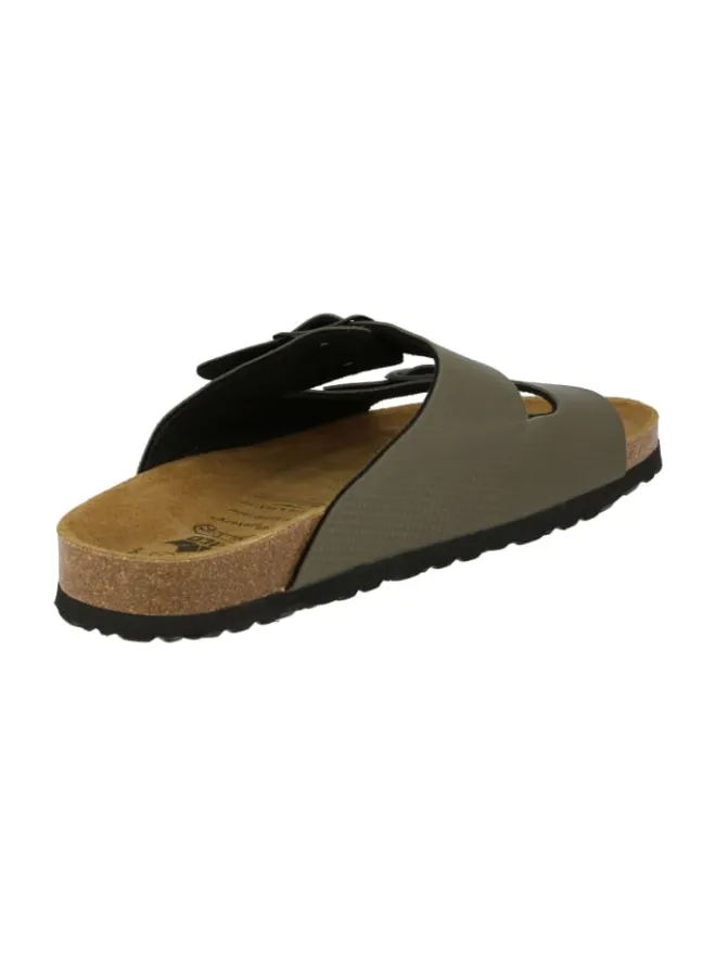 Lico Hausschuhe|Sandalen & Pantoletten^Pantolette "Bioline Metal" in Grün