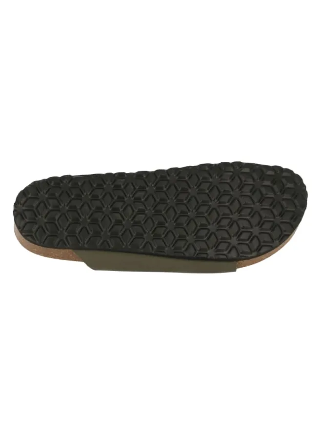 Lico Hausschuhe|Sandalen & Pantoletten^Pantolette "Bioline Metal" in Grün