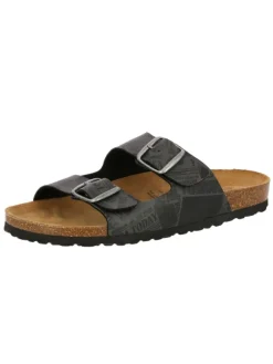 Pantolette "Bioline Print" in Schwarz>Lico Outlet