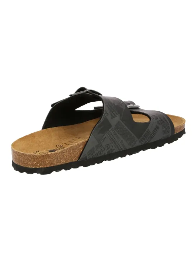 Pantolette "Bioline Print" in Schwarz>Lico Outlet