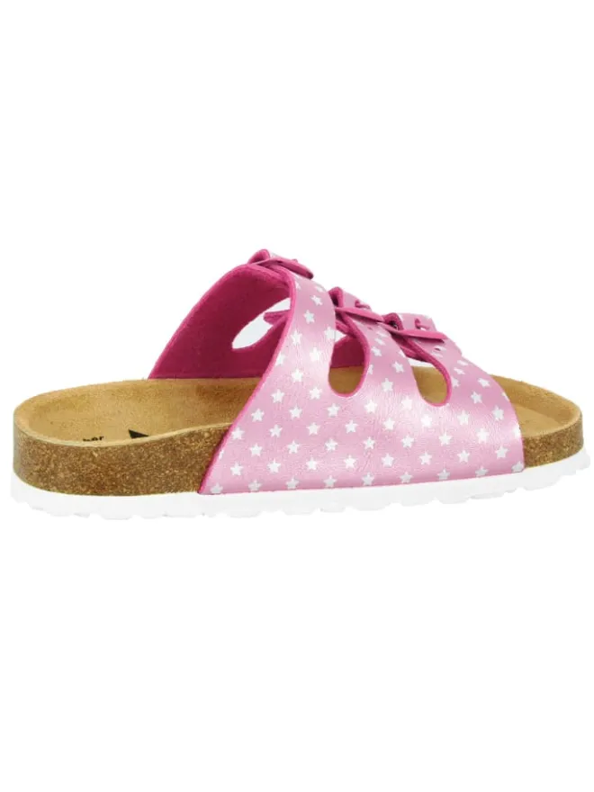 Lico Clogs & Pantoletten·Pantoletten^Pantolette "Bioline Star" in Rosa