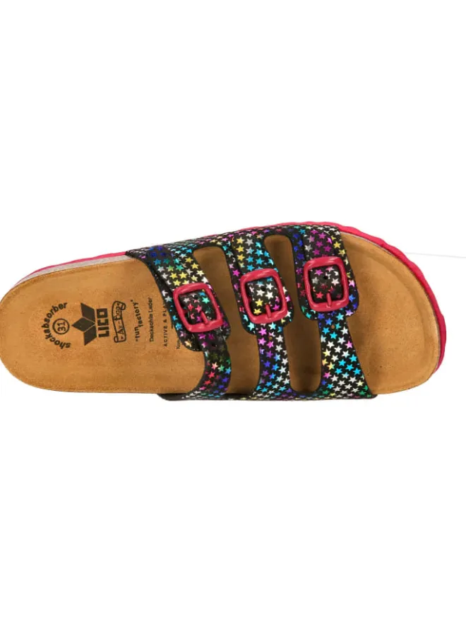 Pantolette "Bioline Starline" in Schwarz>Lico Best