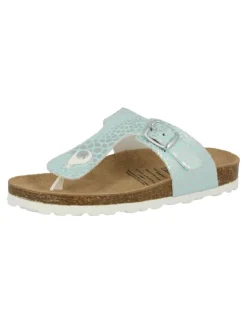 Lico Clogs & Pantoletten·Pantoletten^Pantolette "Bioline Stone Kids" in Blau