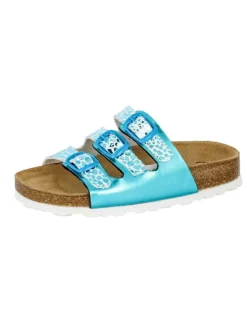 Lico Clogs & Pantoletten·Pantoletten^Pantolette "Bioline Trendy" in Blau