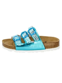 Lico Clogs & Pantoletten·Pantoletten^Pantolette "Bioline Trendy" in Blau