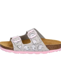 Pantolette "Bioline Unicorn" in Grau>Lico New