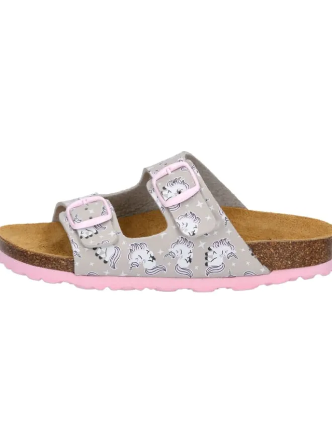 Pantolette "Bioline Unicorn" in Grau>Lico New
