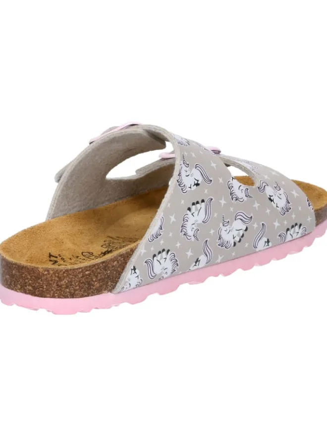 Pantolette "Bioline Unicorn" in Grau>Lico New