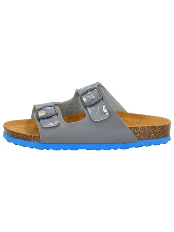 Lico Clogs & Pantoletten·Pantoletten^Pantolette "Bioline Universe" in Grau