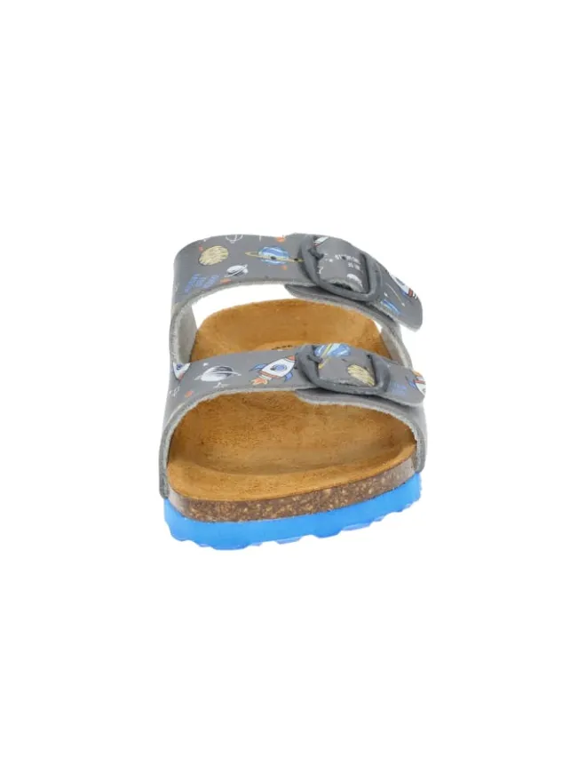 Lico Clogs & Pantoletten·Pantoletten^Pantolette "Bioline Universe" in Grau