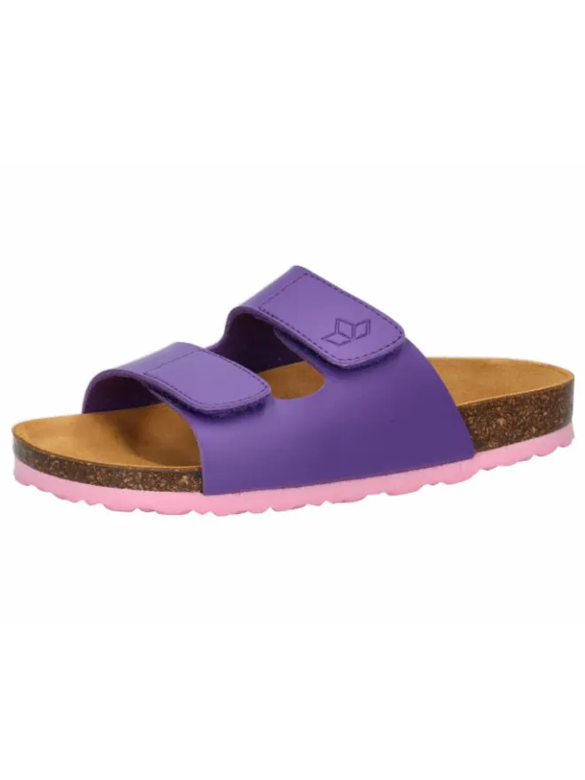 Pantolette "Bioline Velcro Kids" in Lila>Lico Best