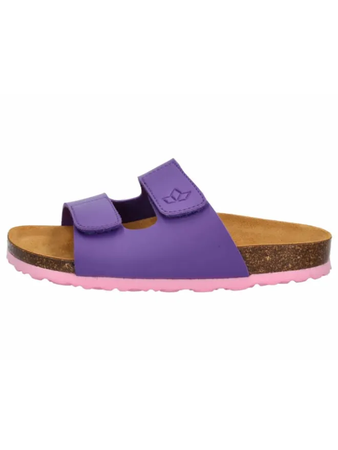 Pantolette "Bioline Velcro Kids" in Lila>Lico Best