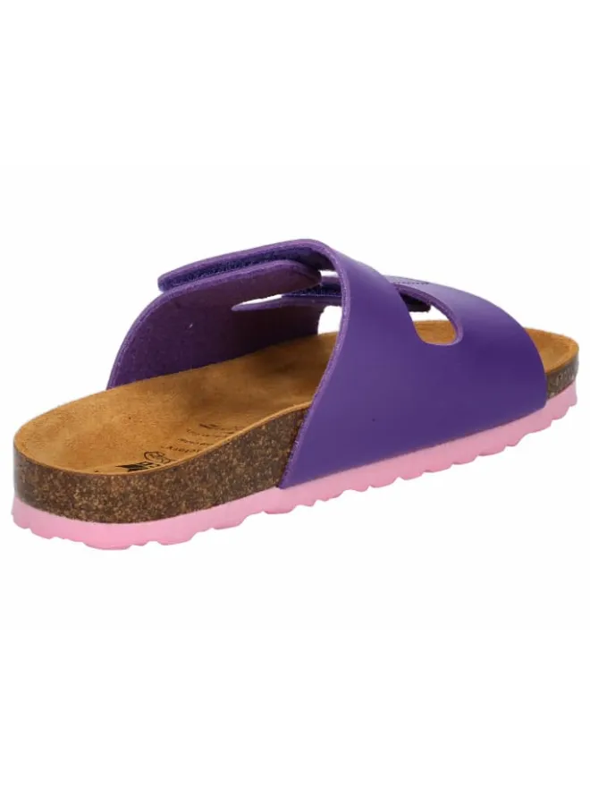 Pantolette "Bioline Velcro Kids" in Lila>Lico Best