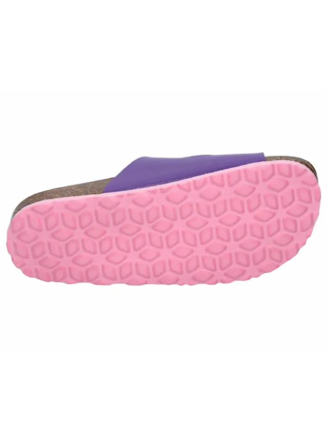 Pantolette "Bioline Velcro Kids" in Lila>Lico Best