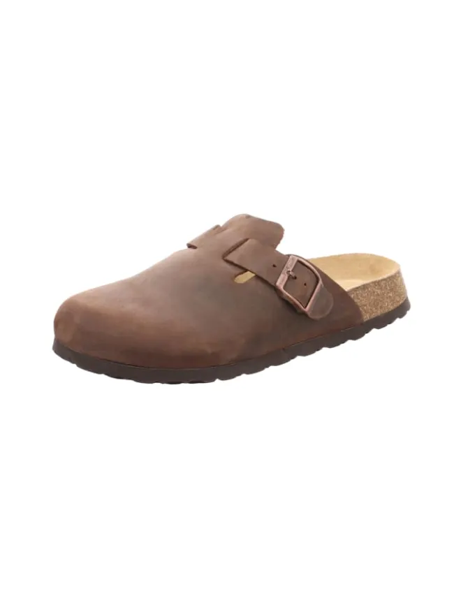 Pantolette Clogs Tieffußbett Habana in braun>natural sense Sale