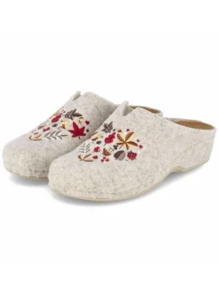 Kaerlek Hausschuhe^Pantolette in beige