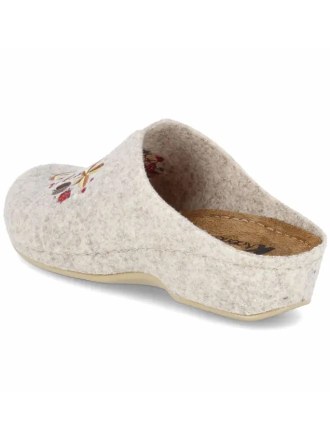 Kaerlek Hausschuhe^Pantolette in beige