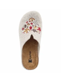 Kaerlek Hausschuhe^Pantolette in beige