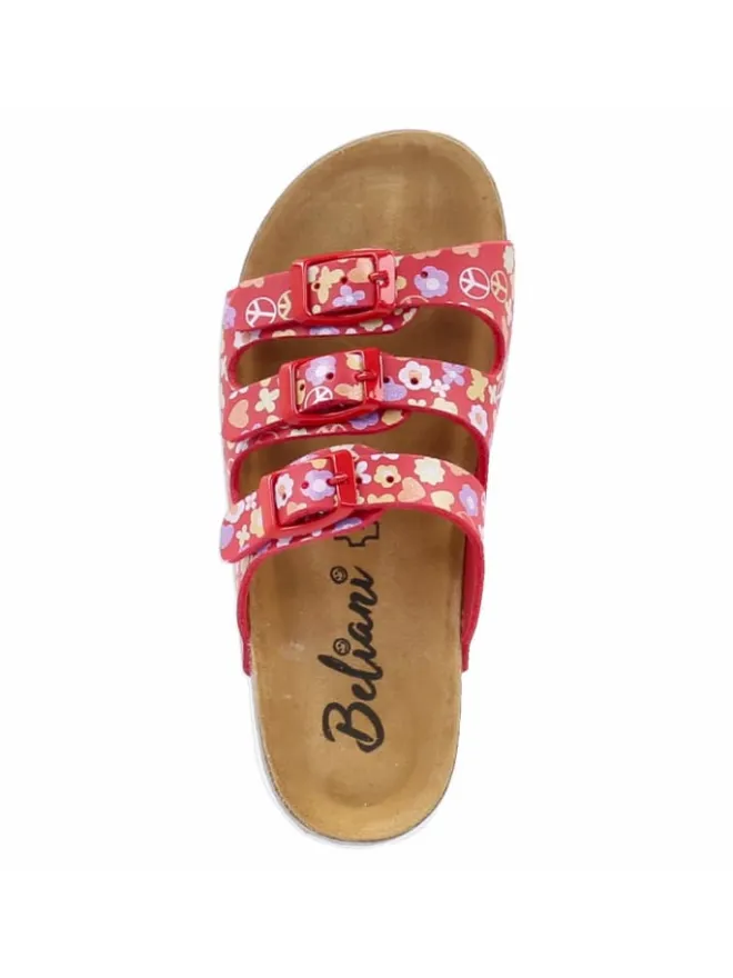 Pantolette in rot>Beliani Sale