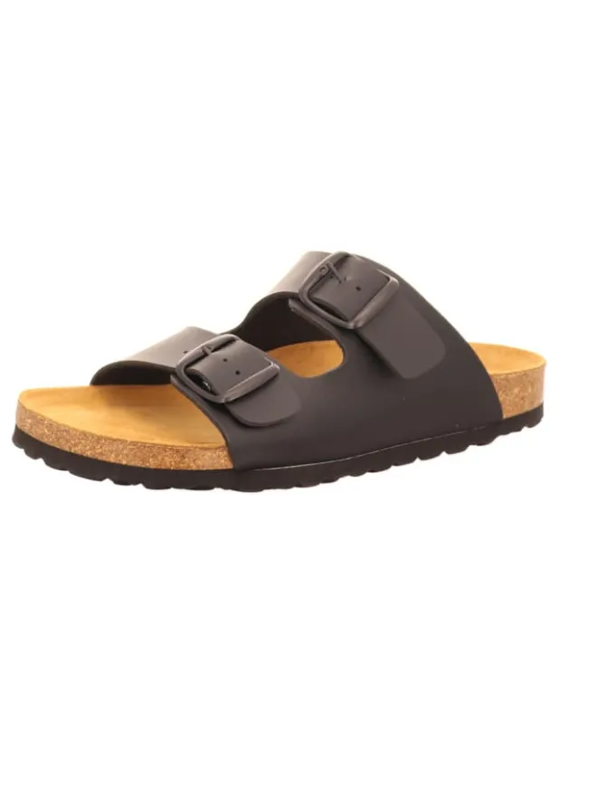 Pantolette in schwarz>Longo New