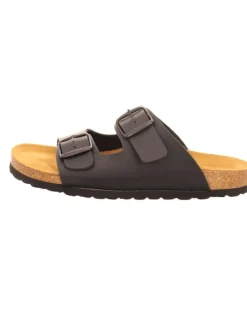 Pantolette in schwarz>Longo New