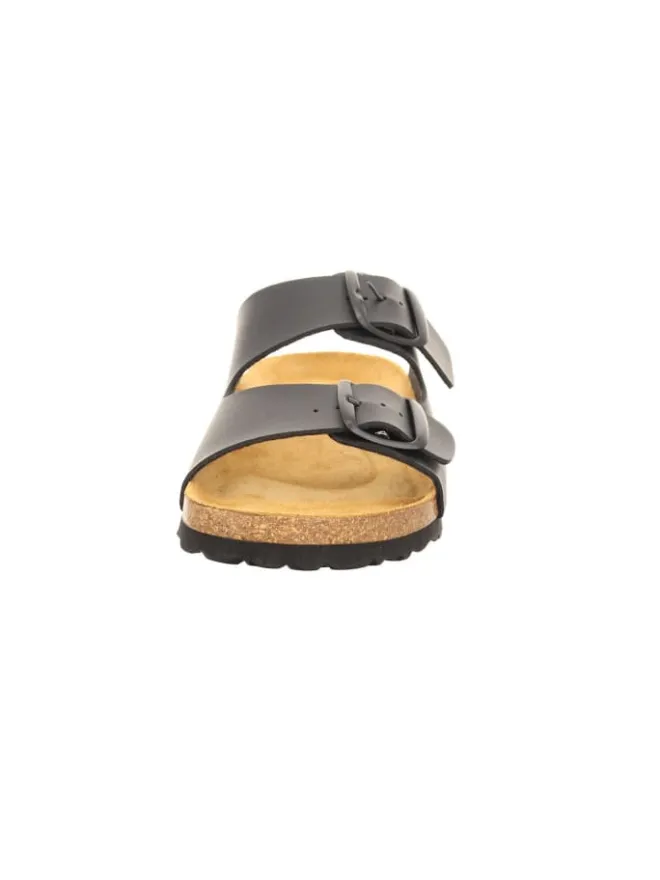Pantolette in schwarz>Longo New