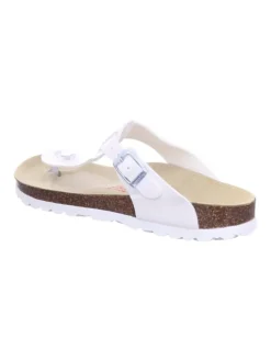 Pantolette in weiß><noscript><img width=