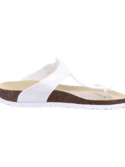 Pantolette in weiß><noscript><img width=