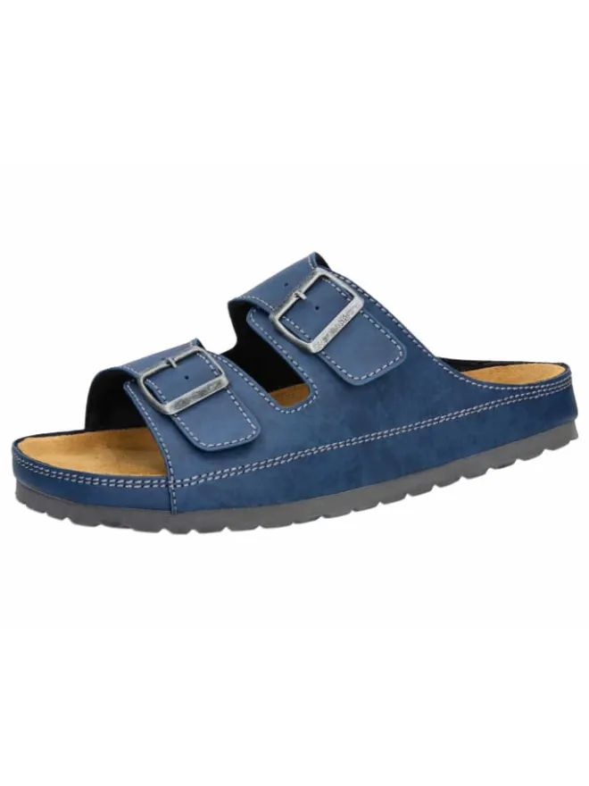 Pantolette "Natural Man" in Blau>Lico Outlet