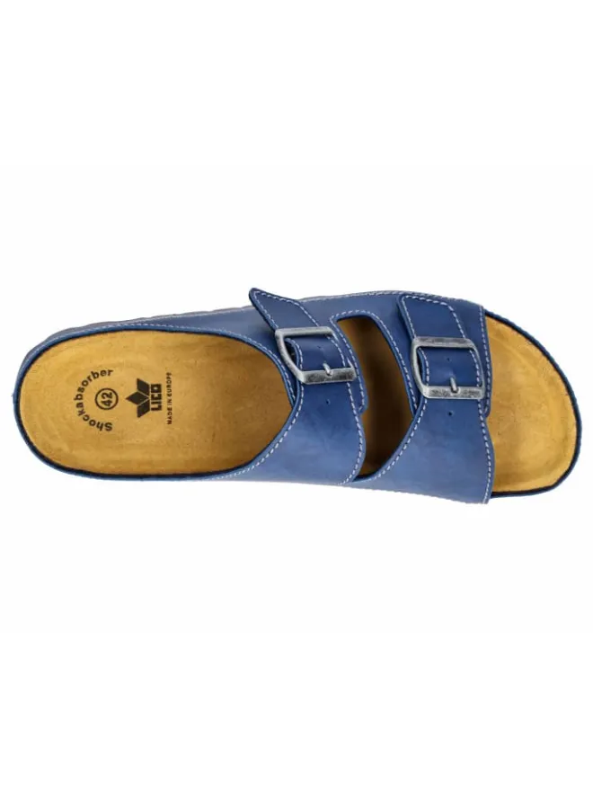 Pantolette "Natural Man" in Blau>Lico Outlet