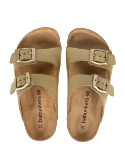 Pantoletten in beige><noscript><img width=
