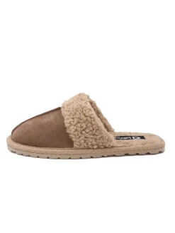 Pantoletten in beige>billowy