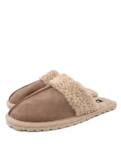 Pantoletten in beige>billowy