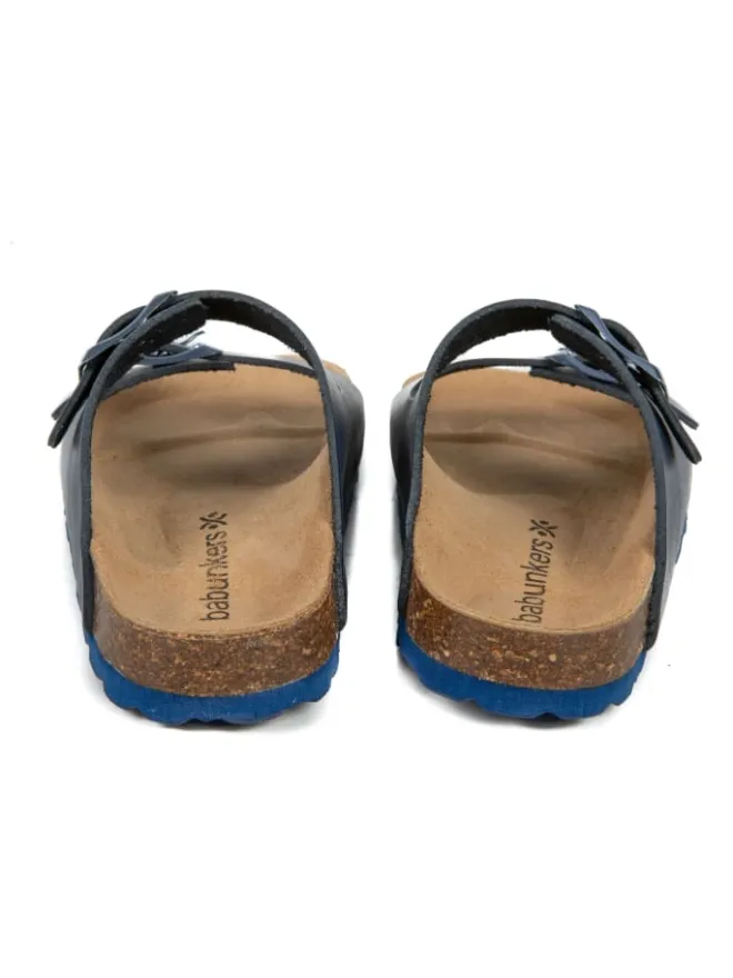 babunkers Clogs & Pantoletten·Pantoletten^Pantoletten in blau