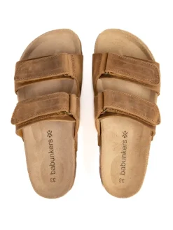 babunkers Clogs & Pantoletten·Pantoletten^Pantoletten in braun