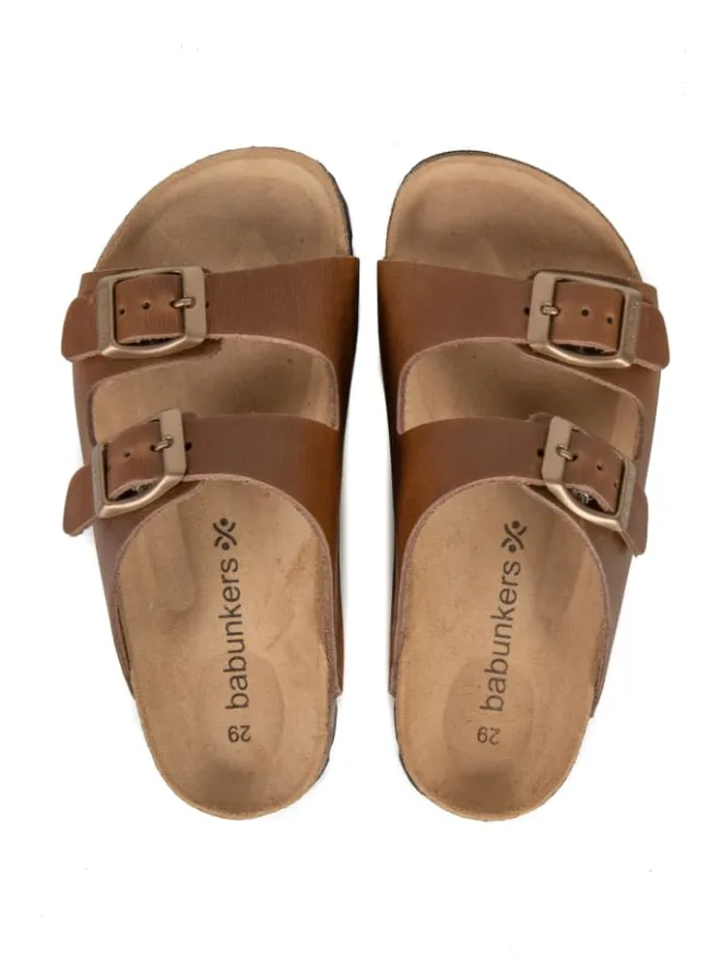 Pantoletten in braun>babunkers Sale