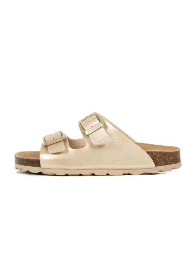 Pantoletten in gold>babunkers Sale