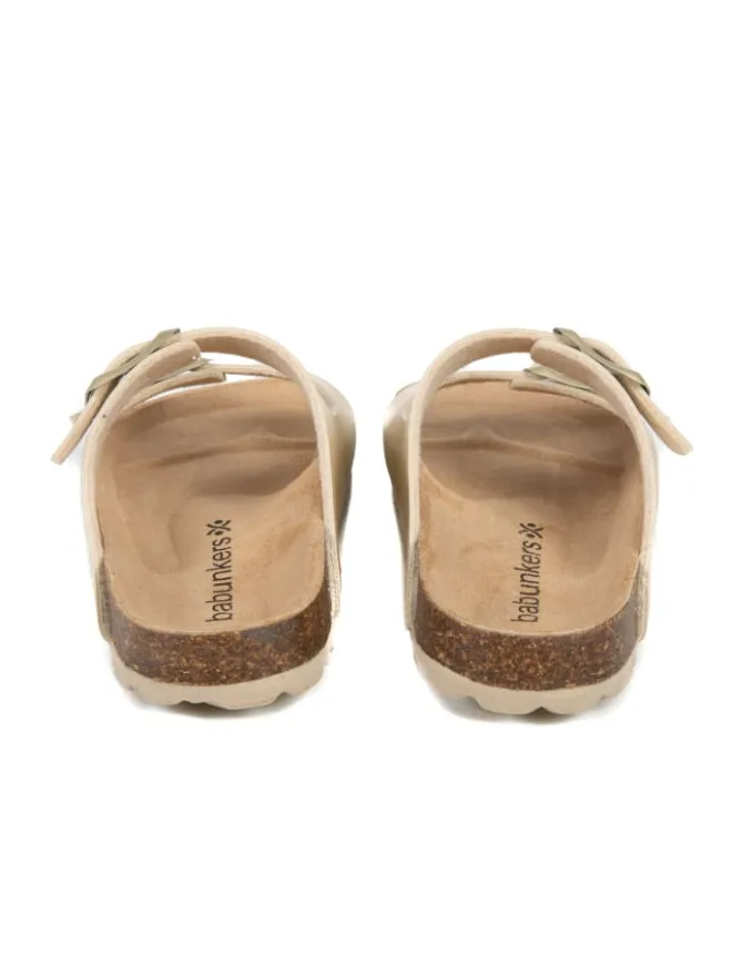 Pantoletten in gold>babunkers Sale